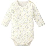 コンビミニ あったか長袖ボディTシャツ(アルファベット) 90 イエロー