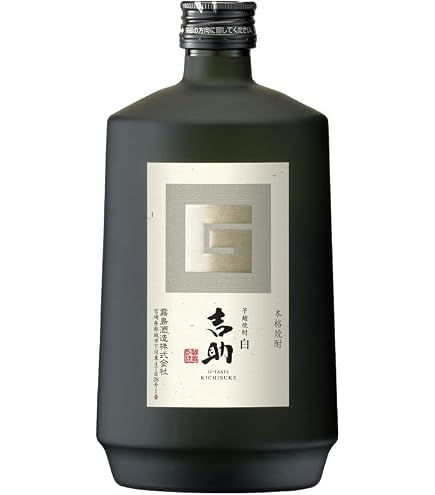 Amazon.co.jp: 霧島酒造 芋麹焼酎 吉助〈黒〉 25度 720ml : 食品・飲料