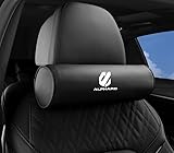 車用 ネックパッド【新スタイル】アルファード 車ヘッドレスト クッション 頸椎サポート ALPHARD AGH40W AGH45W 20系 30系 40系 全シリーズ対応 レザーネッククッション ネックピロー 円柱 ロングヘッドレスト 旅行 車中泊 運転/オフィスチェア/自宅用 ネックパッド おしゃれ首 枕 1個 (ブラック, アルファード) [並行輸入品]