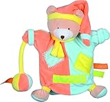 ＤＯＵＤＯＵ　DC2562 パペット　ベアー　ジグザグ ｻｲｽﾞ　H約20cm ボールを持ったクマのパペットです
