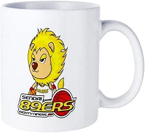 Amazon White Mug バスケ 仙台ers ティナ マスコット ライオン 変色マグコーヒーマグミルクカップホーム オフィス 顧客カップルギフト330 Ml耐久性のある耐熱水マグ Thelucky 水筒 マグボトル