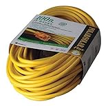 Coleman Cable 01289 100-Foot All-Weather 16/3 Extension Cord with Lighted End [並行輸入品]