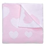 Elegant Baby Heart Blanket, Pink, 30" X 40" by Elegant Baby [並行輸入品]