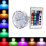 kaimao防水水中LEDティーライト15 different colours電子Candle Light withリモートコントロールIdeal for in water /花瓶