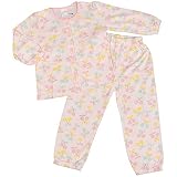 ガールズキッズパジャマ[enfant pur]女の子|女児|子供用サクランボ柄長袖パジャマ上下セット 100cm ピンク