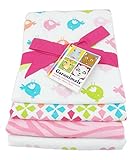Garanimals Cotton Receiving Blankets, Pink by Mount Vernon Mills