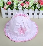 Edealing(TM) 新しいファッションの幼児バイザー日帽子は2のソフトコットンベビー日帽子子供女の子日ポルカバケットハットパックキャップ