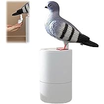 Amazon｜ピジョン ソープディスペンサー ホワイト/グレー、鳥型