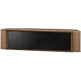 朝日木材加工 テレビ台 RACINE 65型 幅150cm ブラウン コーナー対応 キャスター付き RCA-1500AV-CR