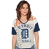 デトロイトタイガースMLB Womens Cream Touch Power Play Tシャツ S