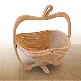 【 オシャレなフルーツバスケット 】 アップル型 フルーツ バスケット 立体的 林檎 かご 鍋...