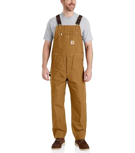 希少　超ビックサイズ　carhartt カーハートオーバーオールW58 ブラウン 希少 超ビックサイズ carhartt カーハートオーバーオールW58