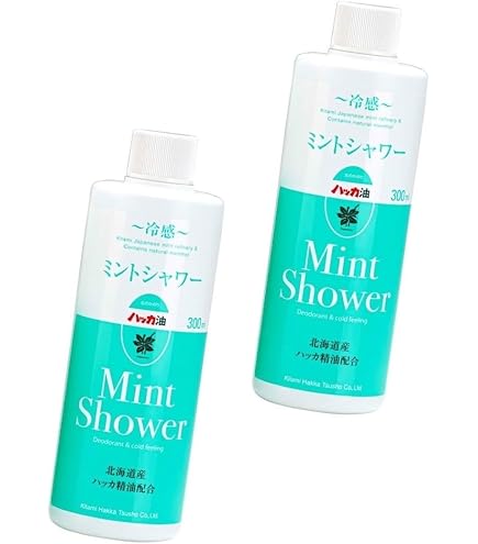 Amazon.co.jp: 北見ハッカ通商 ミントシャワー ＋ 詰替えタイプ セット