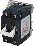 Blue Sea Systems C-Series White Toggle Double Pole 175A Circuit Breaker [並行輸入品]