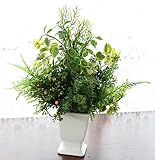山久 【観葉植物】アレンジャーおまかせグリーンアレンジ be-r （CT触媒加工）【造花】【シルクフラワー】