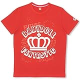 ベビードール ランダムメッセージTシャツ 男女兼用 M レッド