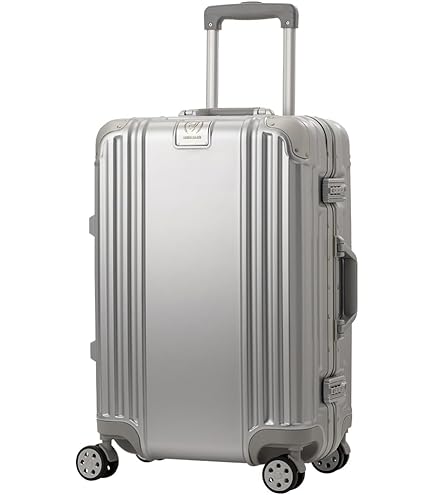 新品 ★ スイスミリタリー プレミアム スーツケース 64L シルバー 24in Amazon | スイスミリタリー プレミアム スーツケース 64L