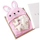 きざむ 名入れ うさぎ フード付き タオル 4点 ギフト セット