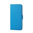 エレコム iPod Touch ケース 手帳型 レザー ウルトラスリム サイドマグネットライトブルー AVA-T17PLFULBU