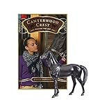Breyer Canterwood Crest: Behind The Bit Black Jack Stick Horse [並行輸入品]