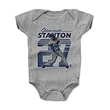 500レベルのジャンカルロ・スタントンBaby Onesie – 新しいYork野球ファンギア – ジャンカルロ・スタントンレトロB