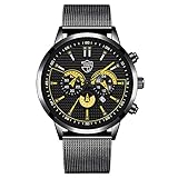 [Uigar] 腕時計 メンズ スビジネス 腕時計 人気 安い 防水 スポーツ腕時計 スポーツ ウォッチ テンレス鋼 腕時計 おしゃれ カジ