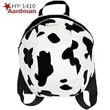 幼児用バッグ子ども用バッグ赤ちゃん歩行練習補助ベビーハーネス付きリュック可愛い動物昆虫の形をまね したリュックカバン0～3歳男女児童（乳牛）
