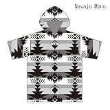 TOOLS(ツールス) 子供用 お着替え用 マイクロファイバー タオル地 袖付き キッズ ポンチョ MICROFIBER KIDS TOWEL PONCHO Navajo Mono