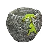 ガーデン オブジェ・置物 （Frog・プランタ 二匹） EDC-0520