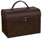 L&amp;P 収納マルチボックス ブラウンレザー 6210-0080