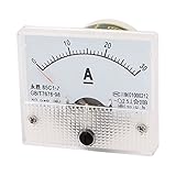 XDiscount アナログ電流計 85C1-DCモデル 0-30A測定範囲 パネル メーターゲージ 電流