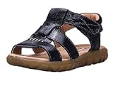 Taiycyxgan Boy 'sベルクロレザーサンダル防水ビーチ靴(ベビー幼児/キッズ) US サイズ: 22: 9-12 months/13.5cm/5.3" カラー: ブラック
