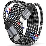 Magtame ライトニングケーブusb-c 磁気自動収納 タイプcライトニング 金属製コネクタ iphone- 充電ケーブルタイプc MF