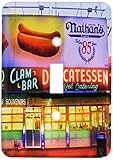 3dRose LLC lsp_1190_1 Coney Island Nathans Hot Dog, Single Toggle Switch