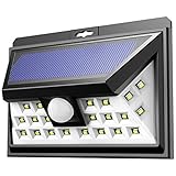 ソーラーライト 24LEDセンサーライト 広角照明 アウドドア 夜間点灯 表玄関/壁掛け/パーク/ガーデン/庭などに屋外照明