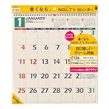 能率 NOLTY 2026年 カレンダー 壁掛け B3変型 C126