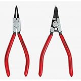 Knipex 9K 00 80 17 US Circlip Snap-Ring Pliers Set (2 Piece) [並行輸入品]