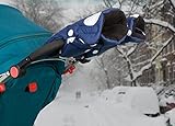 Feemom ベビーカー 自転車 用 手袋 ハンドカバー ベビーカーグローブ 装着簡単 防寒 防水 防風 冬 (ブルー)