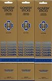 GONESH NAG CHAMPA ナグチャンパ スティック　20本入り　X　3パック (60本)