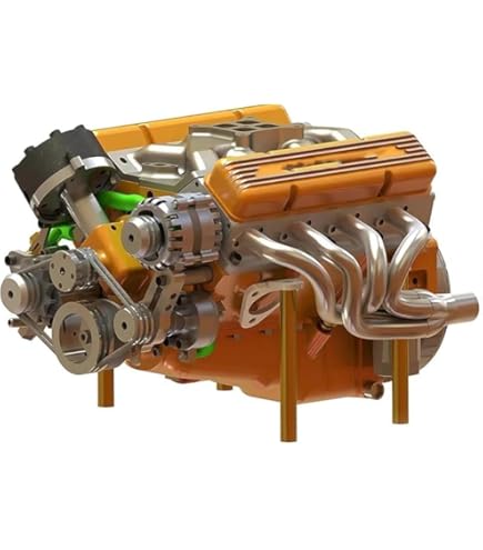 Amazon | V8モデル エンジン 組み立てキット 観察スキル | プラモデル 通販