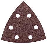 Bosch SDTR120 Triangle, Hook & Loop Sanding Sheet, 120 Grit, 5-Pack [並行輸入品]