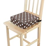 イマージ 高さ調節お子様用クッション 【ブラウンスター】 お手入れ取り付け簡単