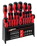 Performance Tool W1727 39-Piece Screwdriver Set with Rack [並行輸入品]