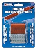 Incom製造re206 2 " x 12 "レッド/シルバーHighly反射ストリップ