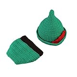 PANCY ベビー服 ベビー用 コスチューム 寝相アート 新生児 着ぐるみ 2点セット 出産祝い プレゼント グリーン