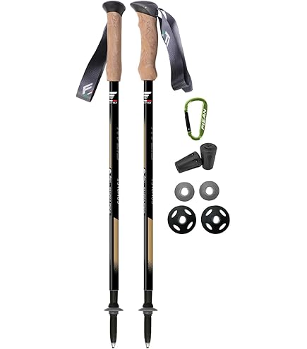 Amazon | Fizan Compact トレッキングポール 3本 - 5.8オンス 超軽量