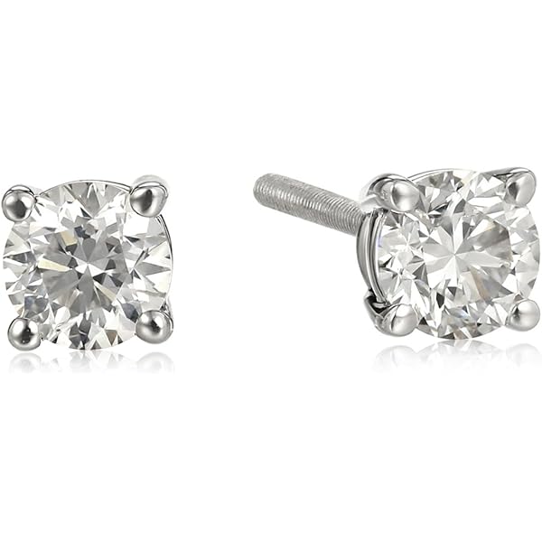 Amazon | 【TAKE-UP】[ セカンドピアス] K18シャンパンキュービック