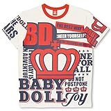 BABYDOLL（ベビードール） メッセージTシャツ 男女兼用 XL レッド
