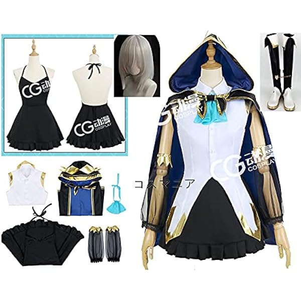 lardoo製 アルハイゼン コスプレ衣装 XL ウィッグ付き　ブーツ付き Amazon.co.jp: アルハイゼン ウィッグ付き コスプレ衣装