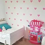 DIY 防水壁ステッカー 取り外し可能 ホームビニル 移し絵 子供の部屋の装飾 ローズレッド